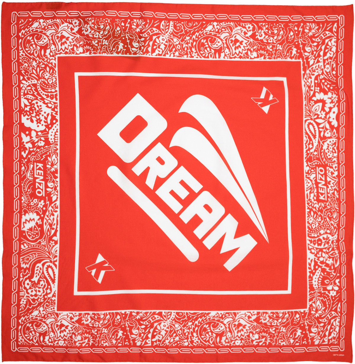 Kenzo: Red Dream Bandana - 3