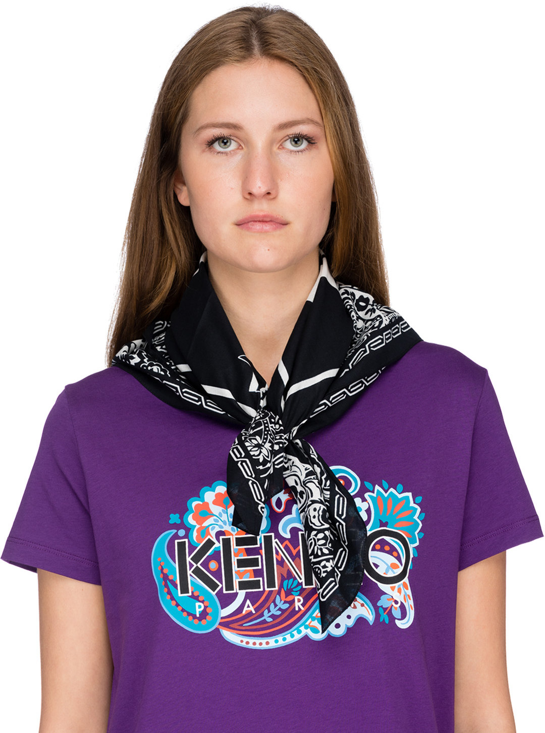 Kenzo: Black Dream Bandana - 1