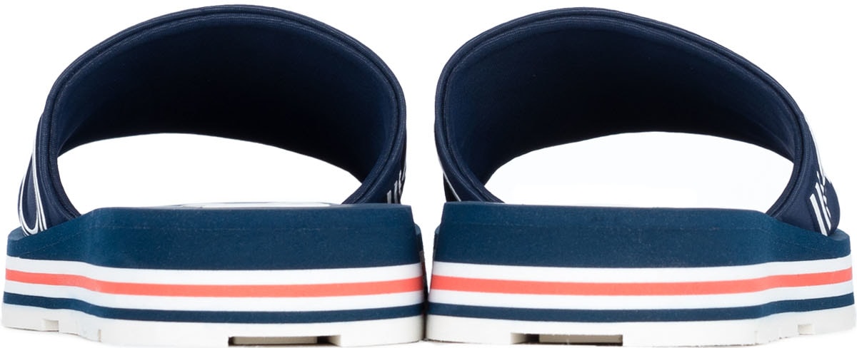 Kenzo: Bleu Mules Papaya Plates Bleu - 5