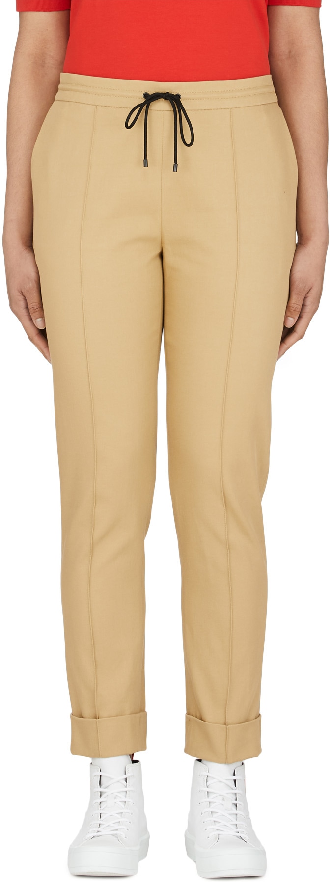 Kenzo: Neutrals Tailored Pants - 1