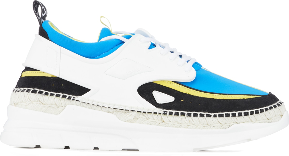 Kenzo: Bleu Espadrilles K-Lastic Bleu - 1