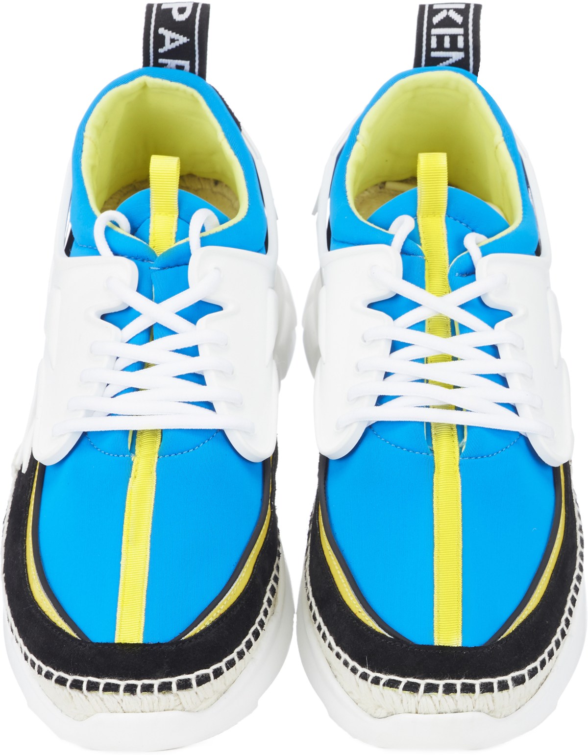 Kenzo: Blue K-Lastic Espadrilles - 4