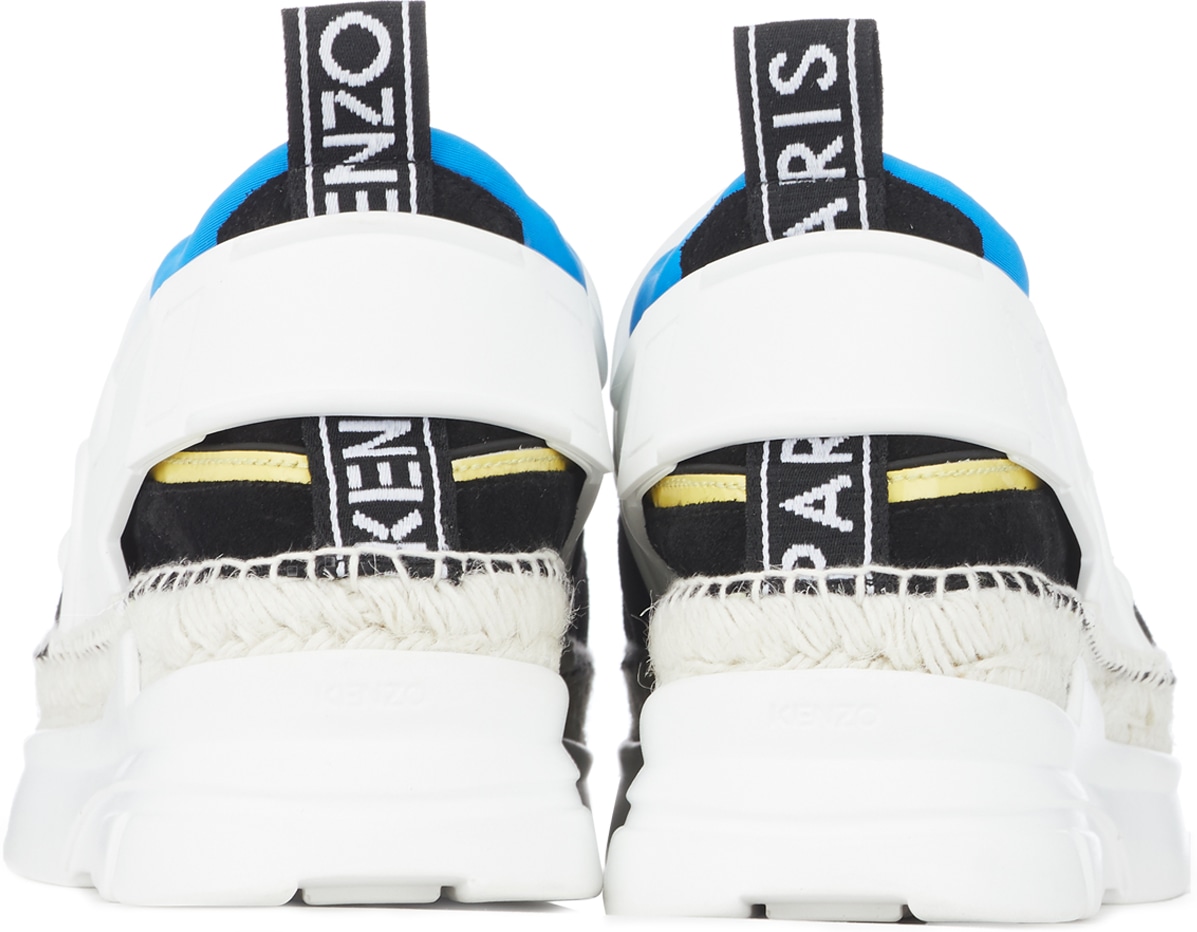 Kenzo: Blue K-Lastic Espadrilles - 5