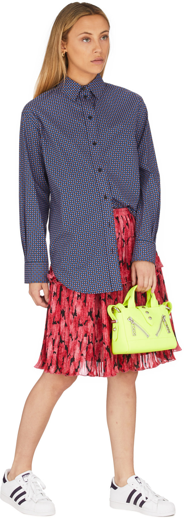 Kenzo: Blue 'Monogram Tiger' Shirt - 4