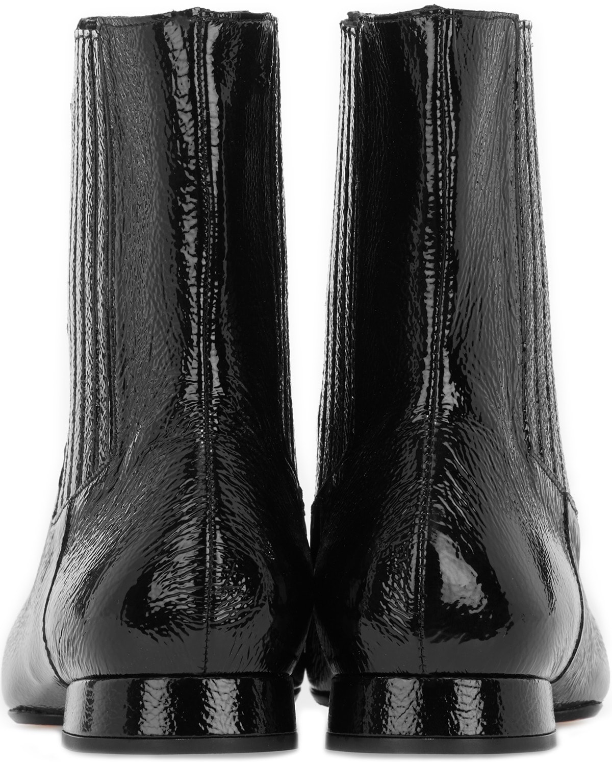 Kenzo: Noir Bottines K-Line Soft en Cuir Noir - 5