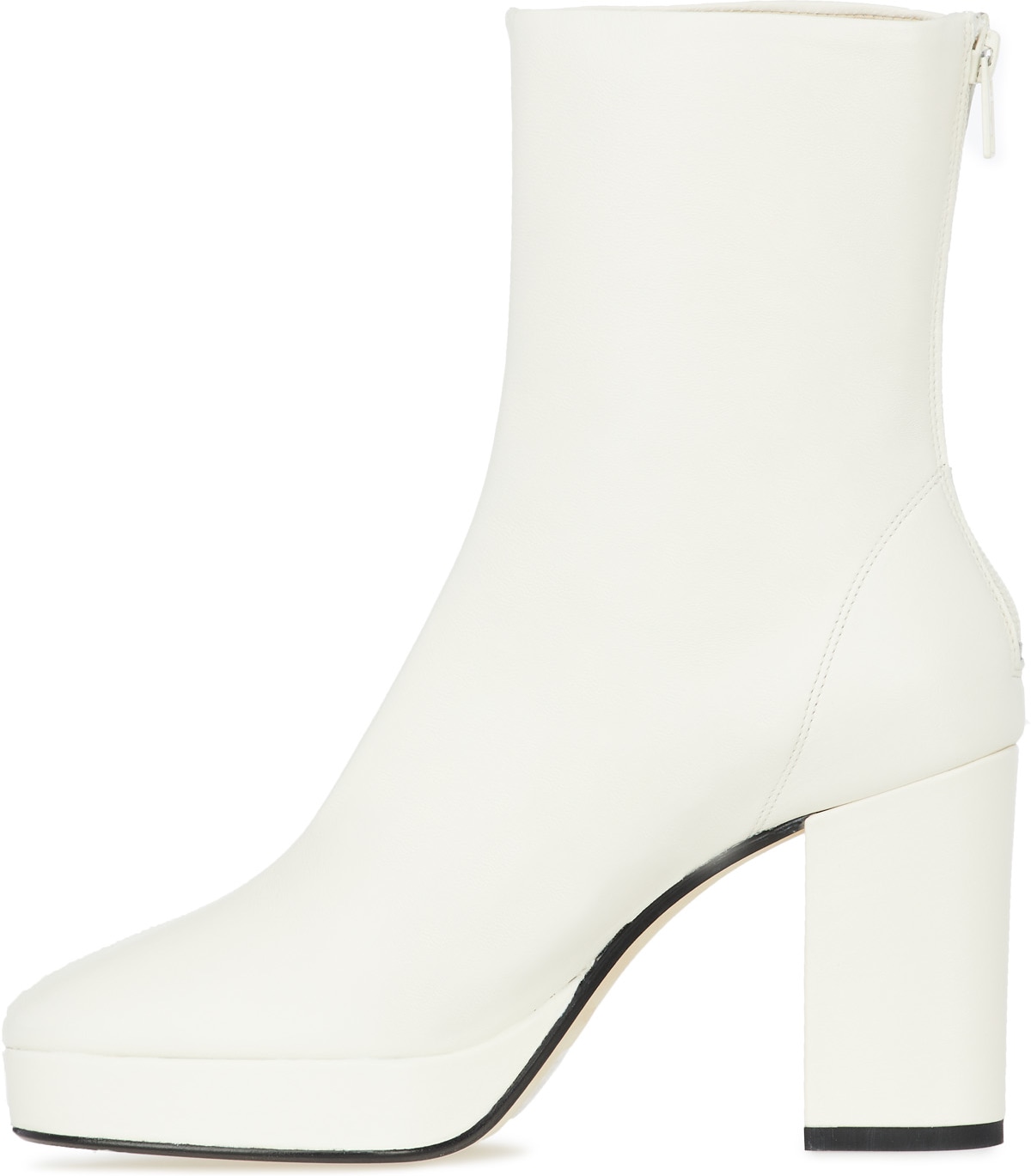 Kenzo: Neutrals Glove High Heeled Mid Boot - 2