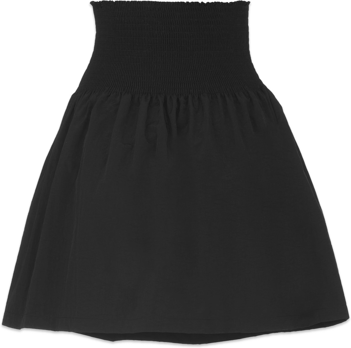 Kenzo: Black Kenzo Sport High Waist Flared Skirt - 3