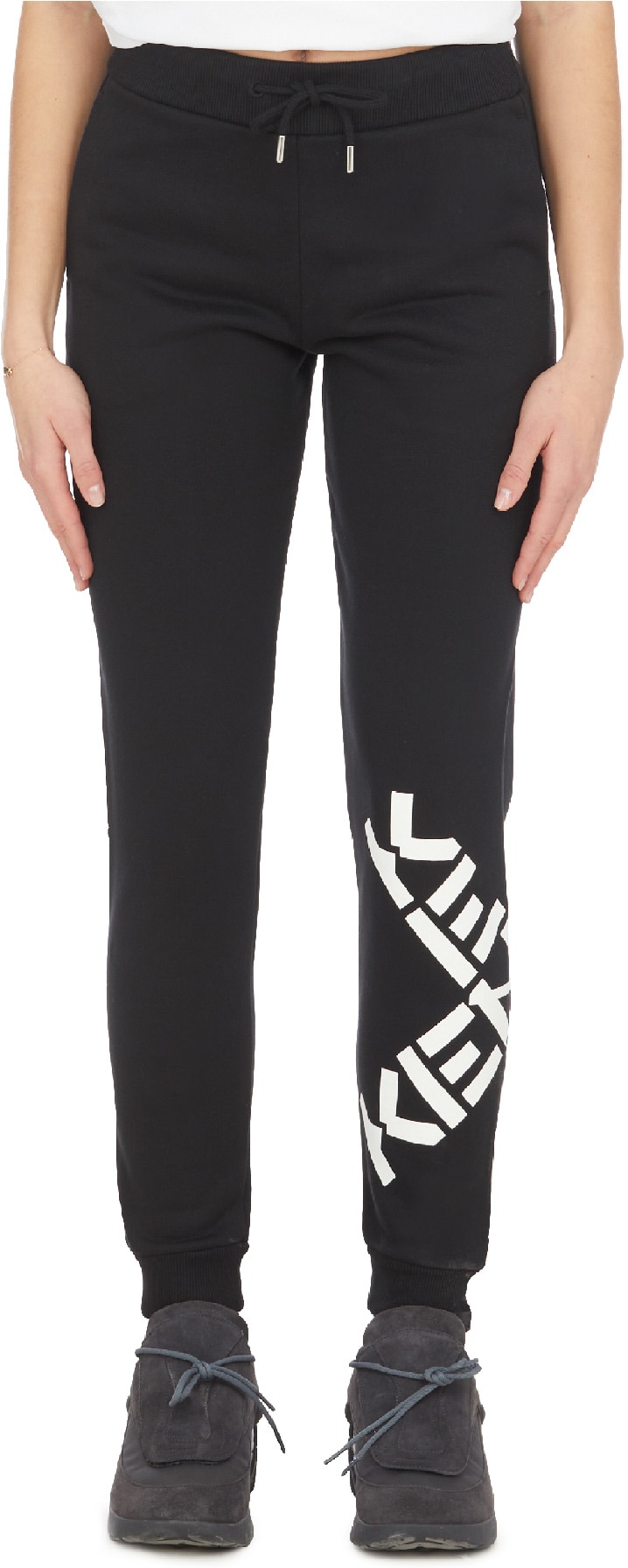 Kenzo: Black Kenzo Sport 'Big X' Joggers - 1