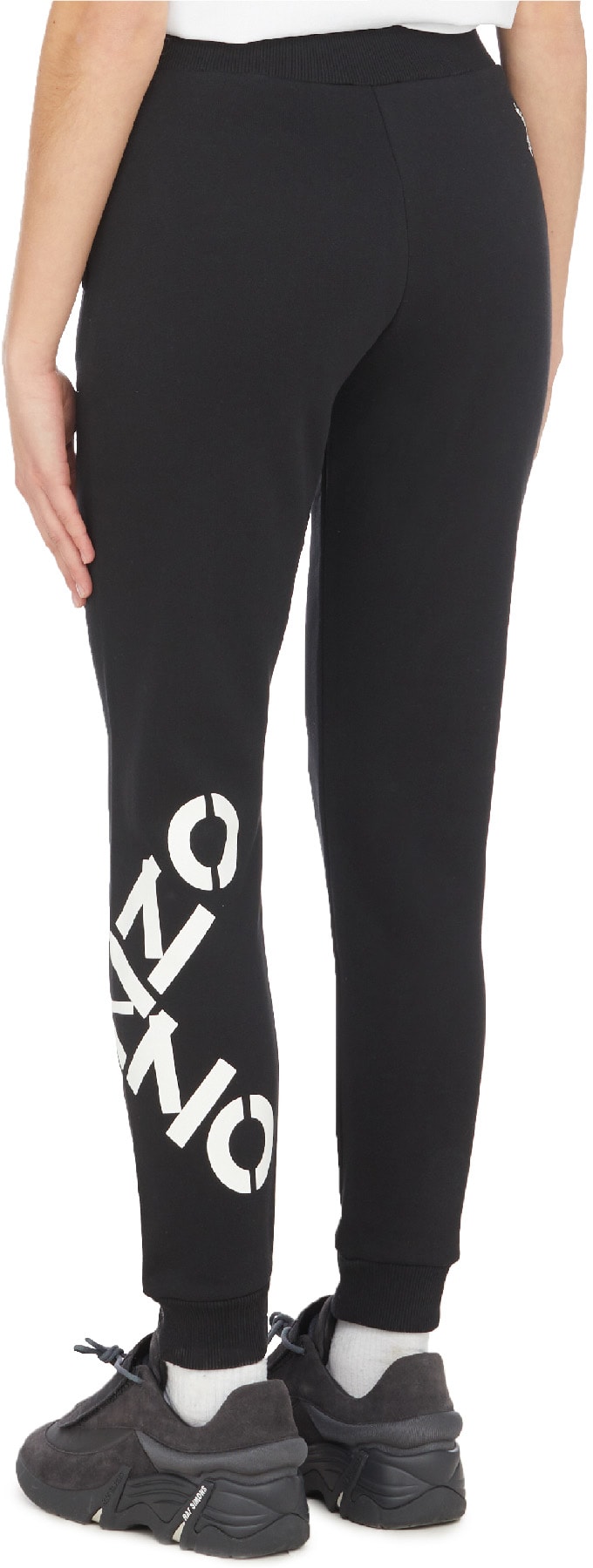 Kenzo: Noir Pantalon de Survêtement Kenzo Sport 'Big X' Noir - 3