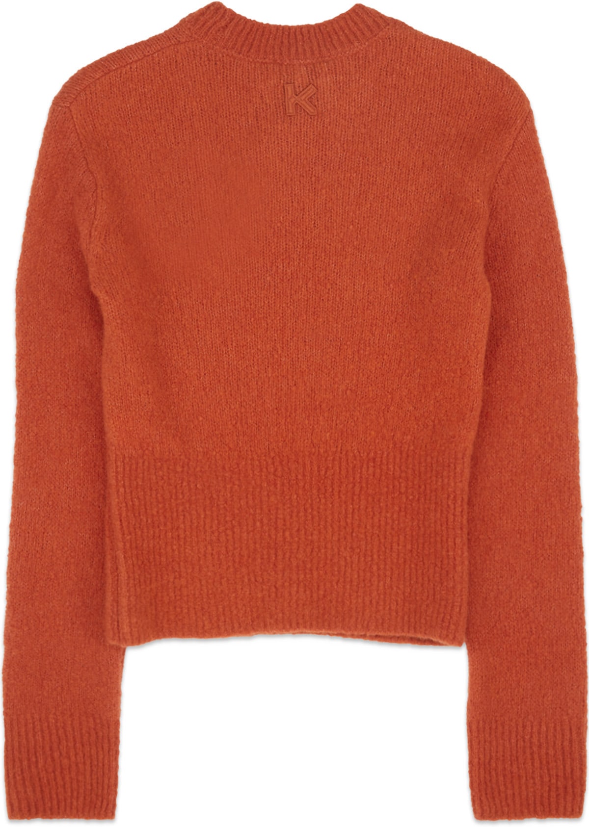 Kenzo: Red Recycled Cashmere Crew Sweater - 2