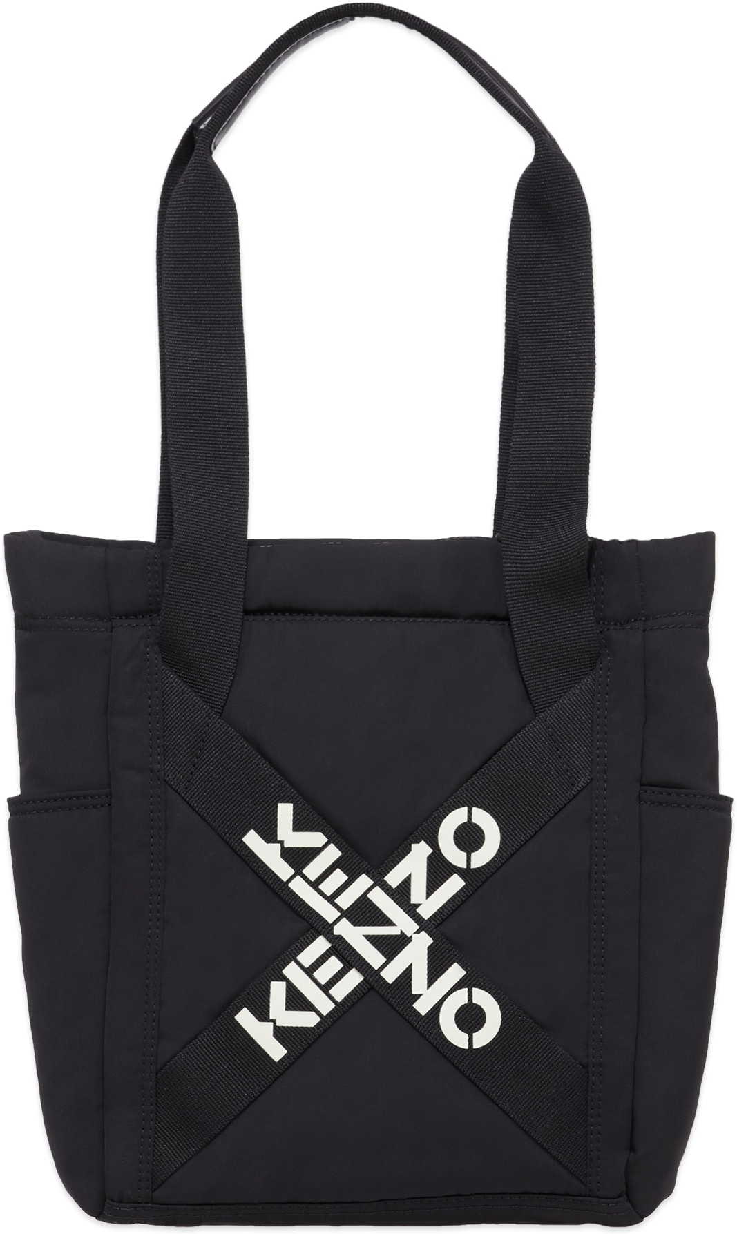 Kenzo: Black Kenzo Sport 'Big X' Small Tote Bag - 1