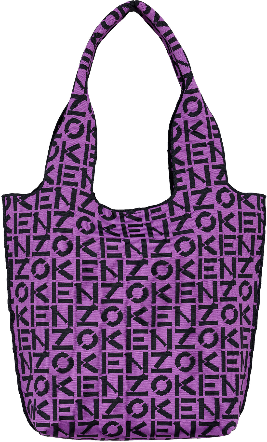 Kenzo: Mauve Petit Sac Cabas Skuba Monogramme Mauve - 2