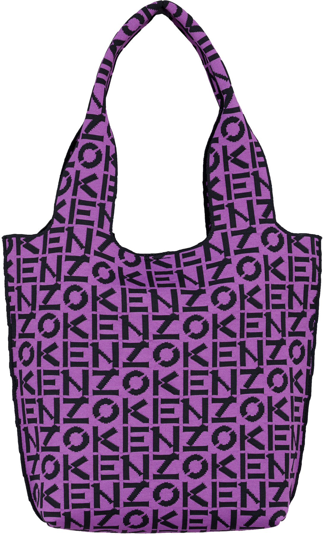 Kenzo: Purple Skuba Small Monogram Tote Bag - 2