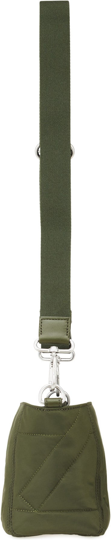 Kenzo: Vert Mini Sac à bandoulière Kube Vert - 2