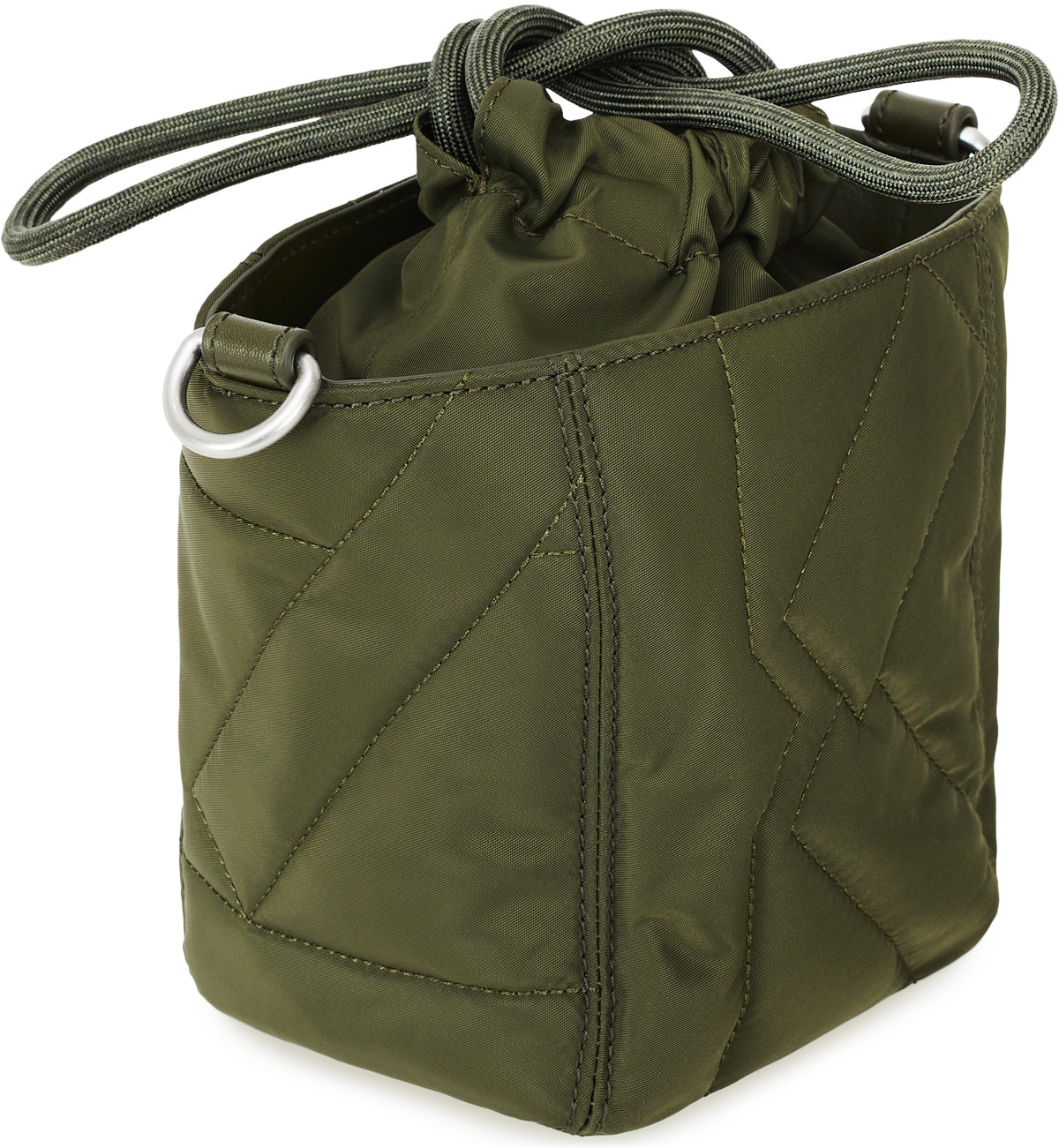 Kenzo: Vert Mini Sac à bandoulière Kube Vert - 4