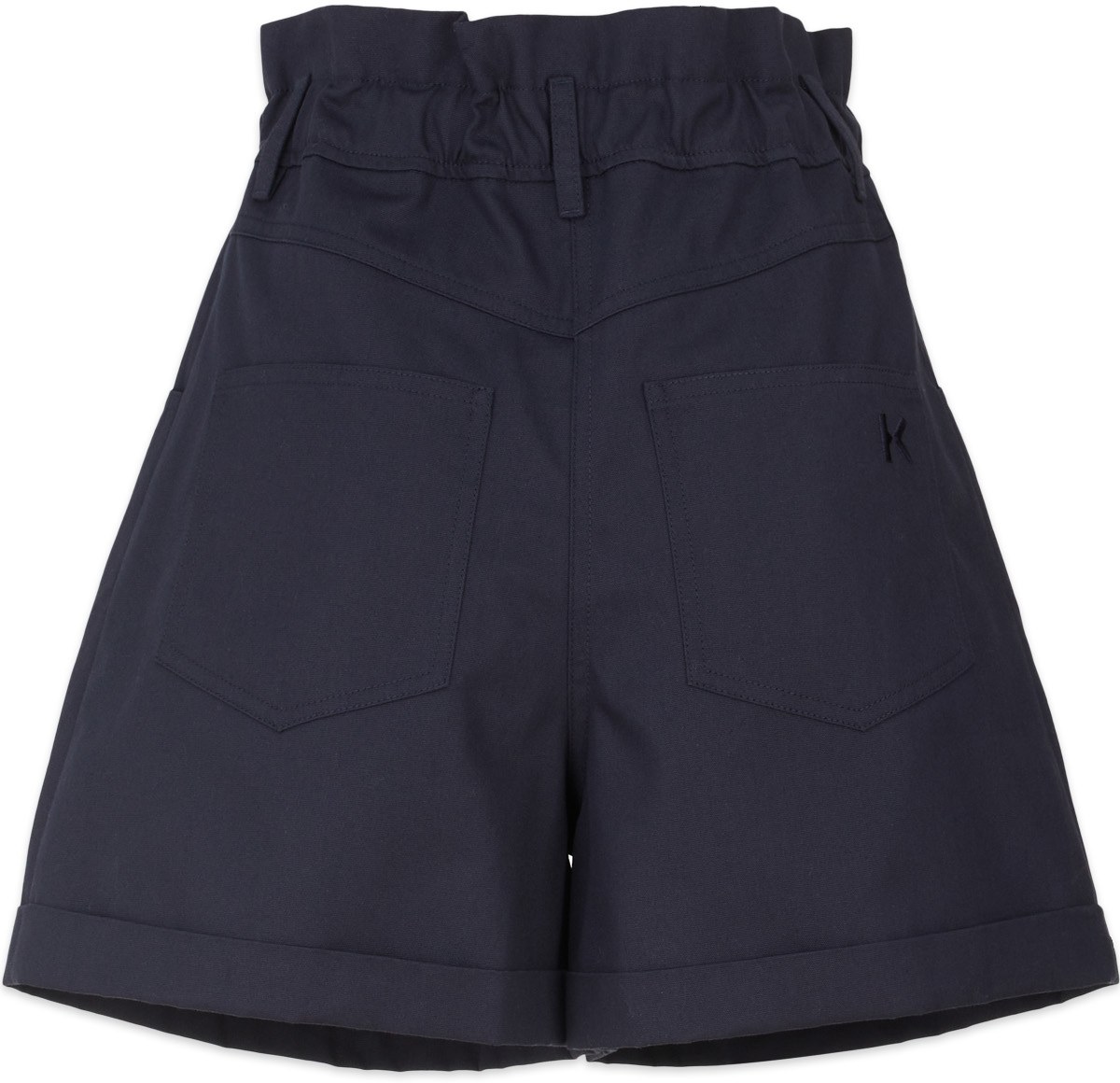 Kenzo: Blue High Waisted Bermuda Short - 3