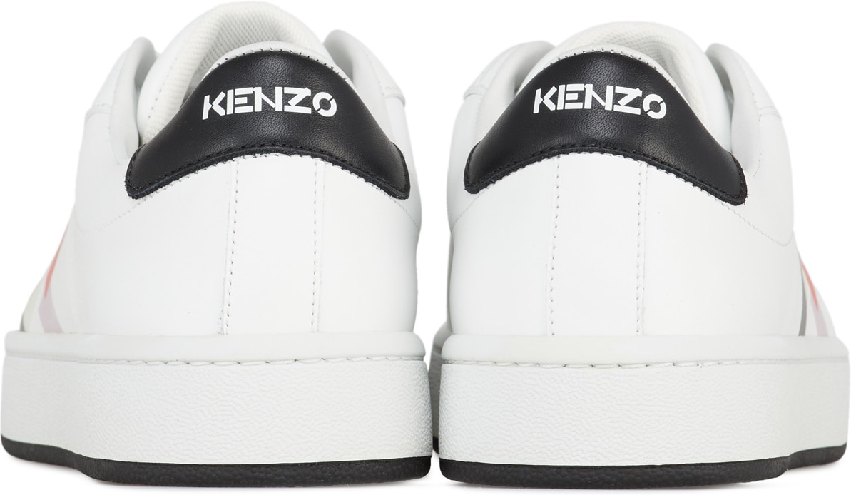 Kenzo: Red Kourt K Logo Sneaker - 5