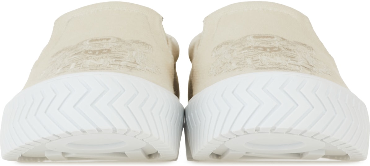 Kenzo: Neutrals K-Skate Slip-On - 3