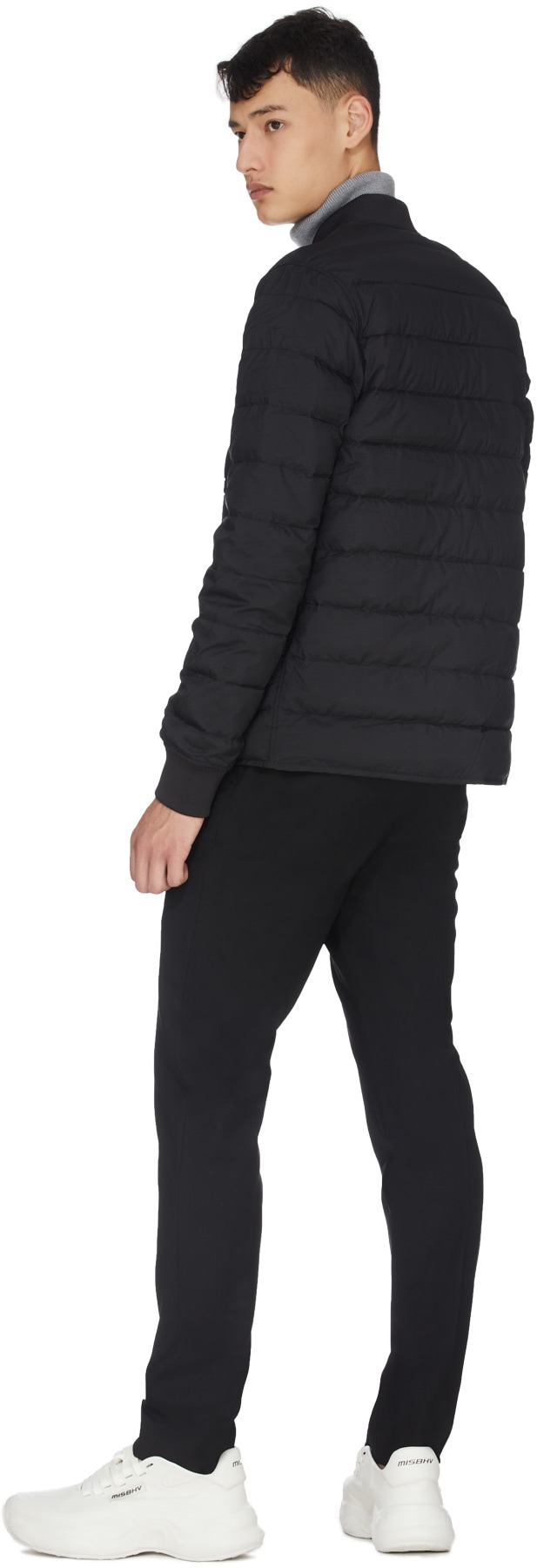 Kenzo: Noir Blouson Aviateur Réversible Noir - 6