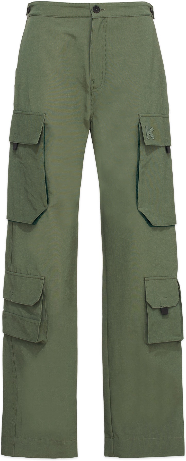 Kenzo: Vert Pantalon cargo Vert - 1