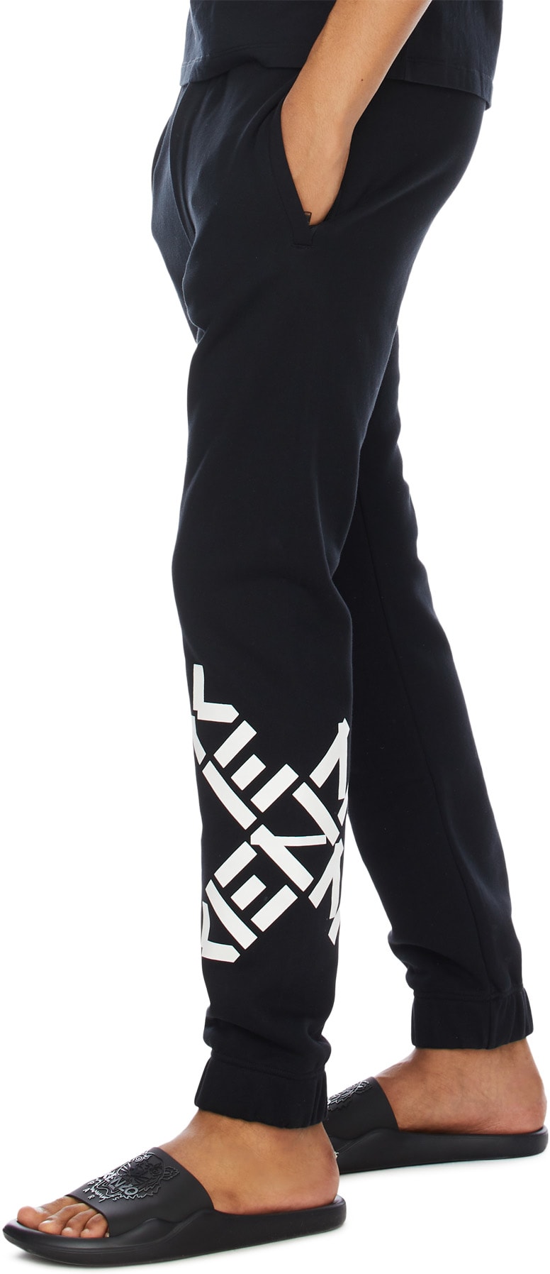 Kenzo: Black Kenzo Sport 'Big X' Joggers - 3