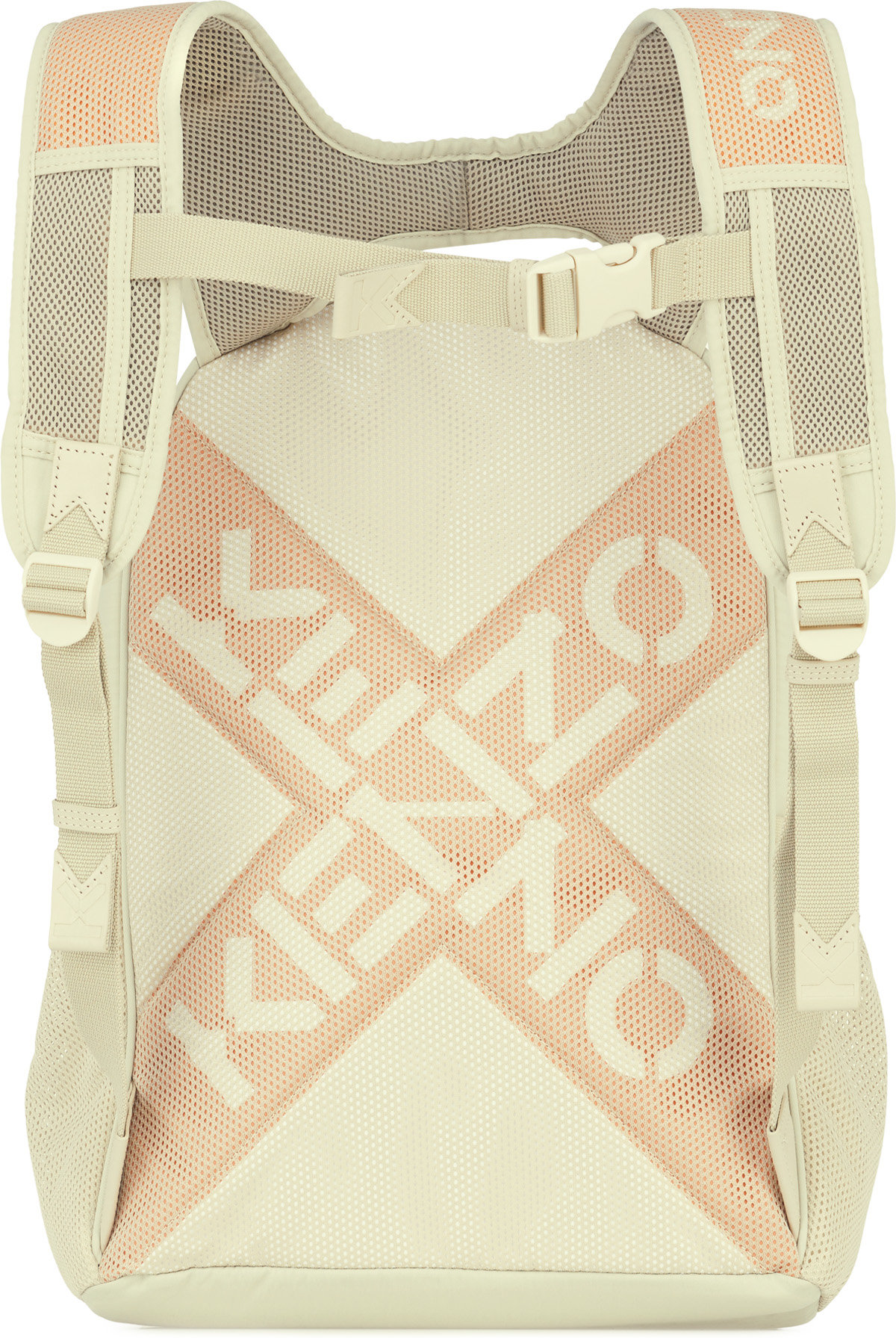 Kenzo: Grey Kenzo Sport 'Big X' Logo Backpack - 3