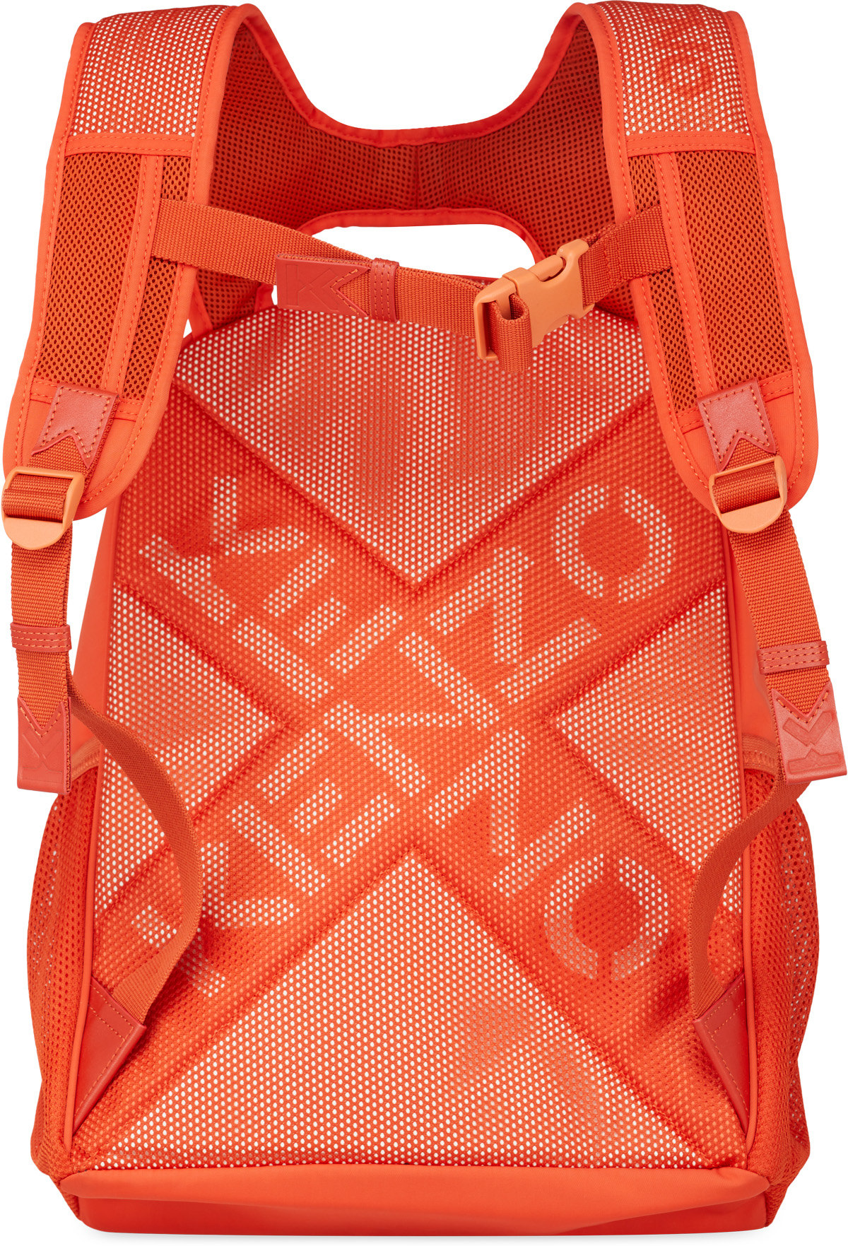 Kenzo: Orange Kenzo Sport 'Big X' Logo Backpack - 2