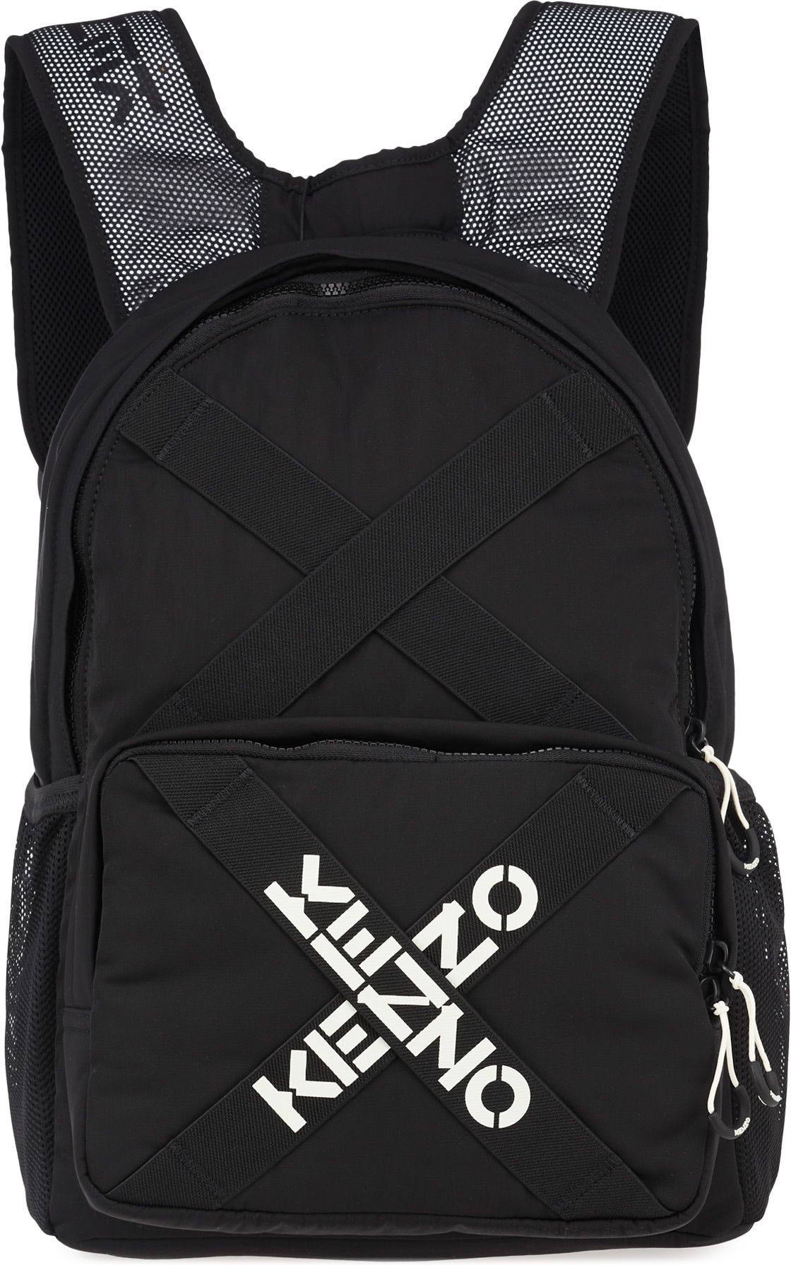 Kenzo black and white backpack hotsell