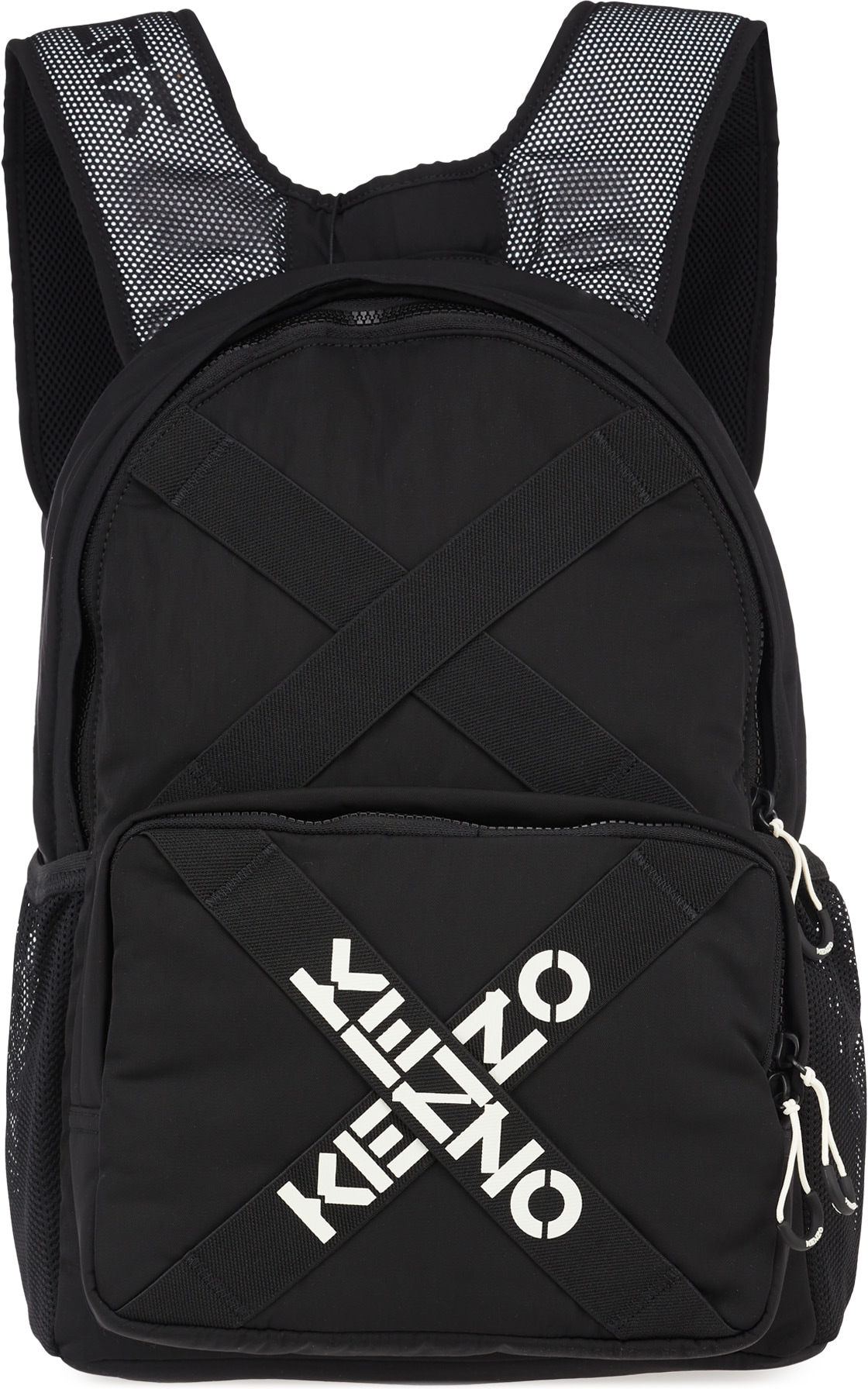Kenzo: Noir Sac à dos KENZO Sport Noir - 1