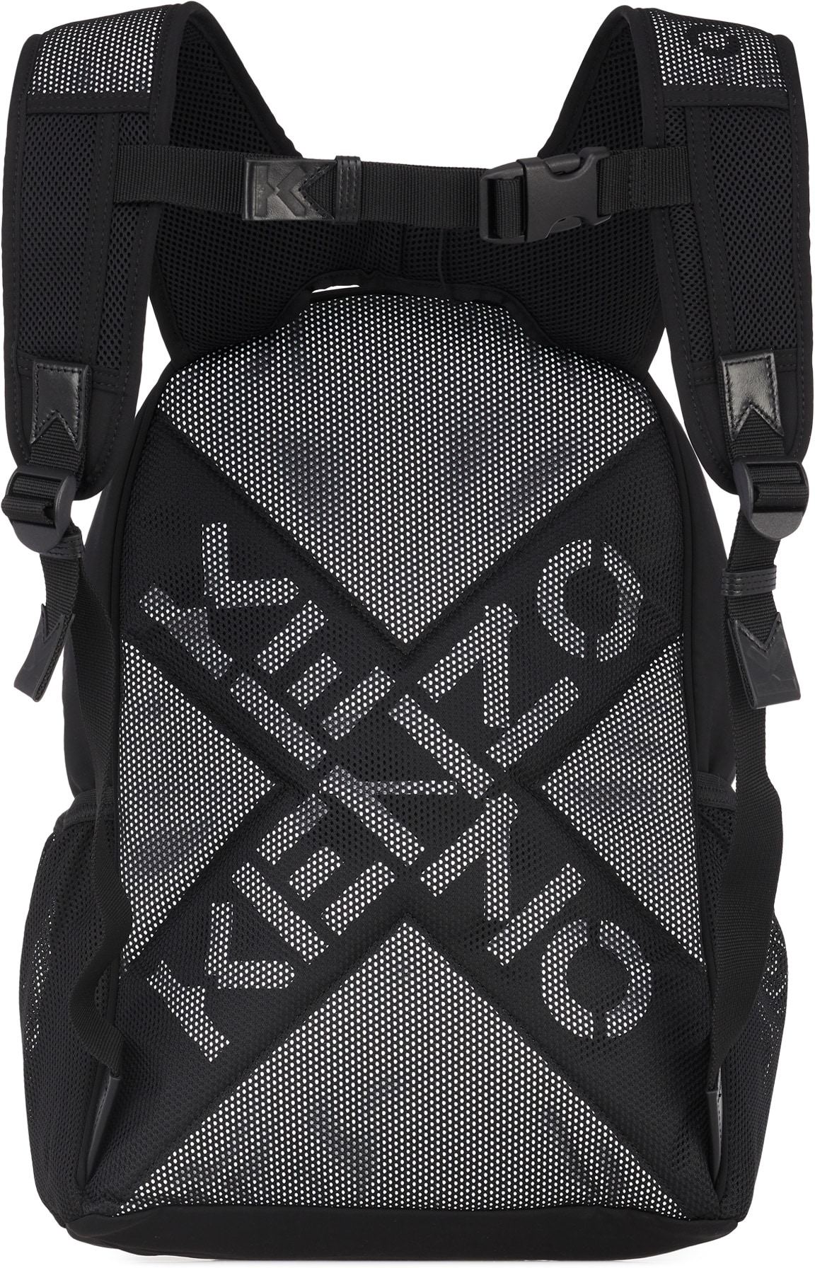 Kenzo: Black Kenzo Sport 'Big X' Logo Backpack - 3