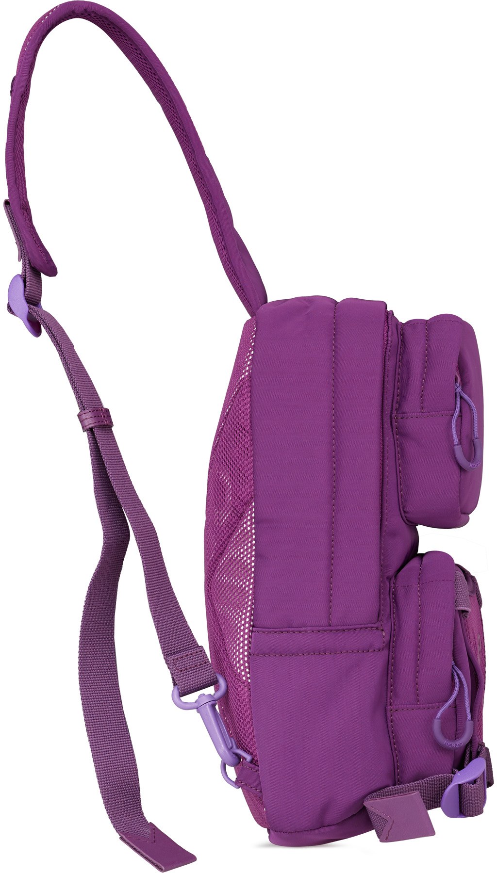 Kenzo: Purple Kenzo Sport Single Strap Backpack - 2