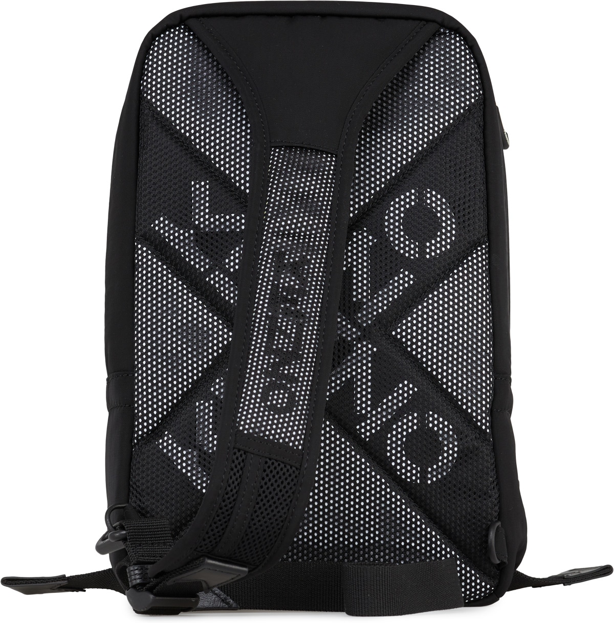 Kenzo: Black Kenzo Sport Single Strap Backpack - 3