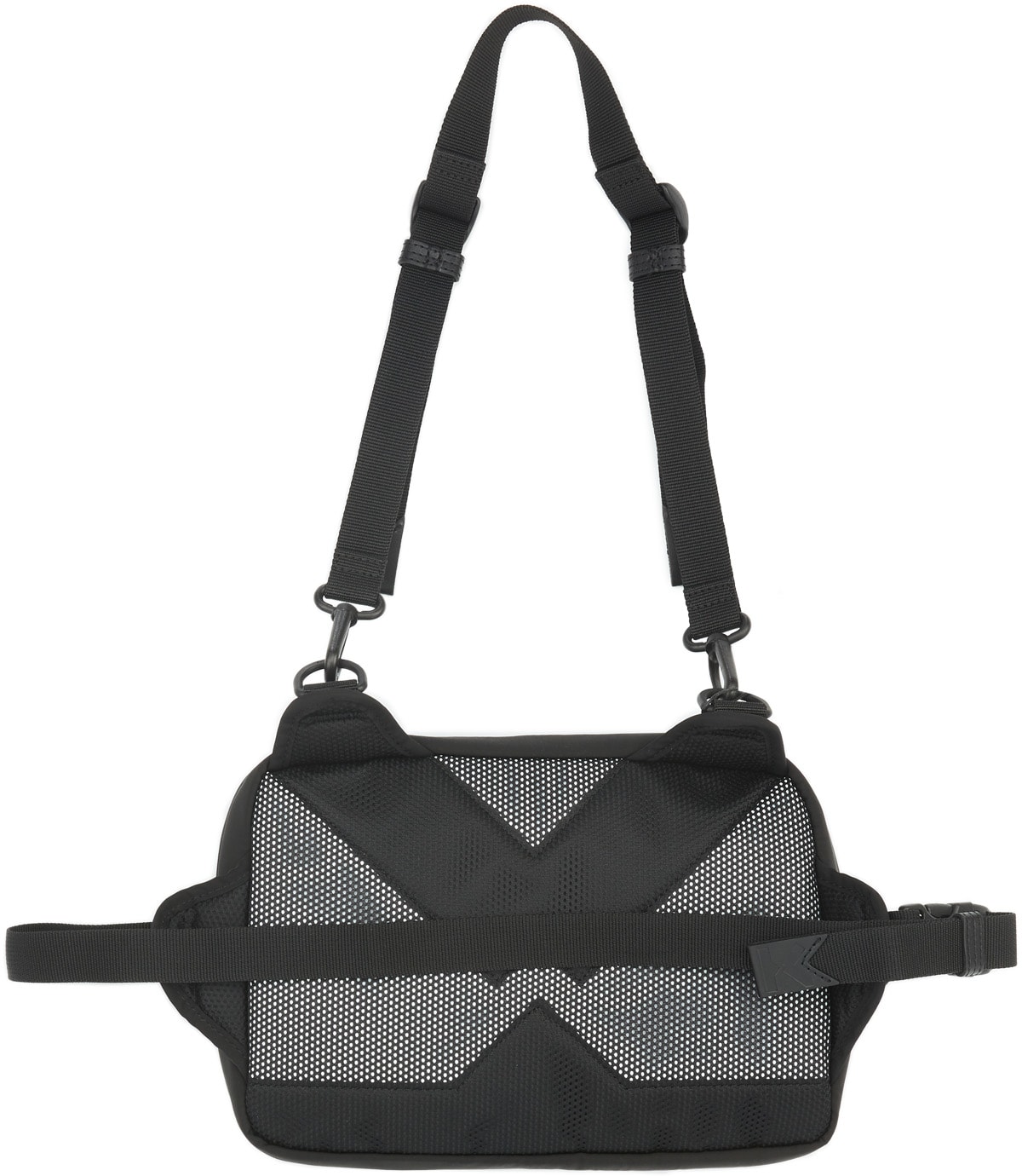 Kenzo: Black Kenzo Sport 'Little X' Harness Bag - 2