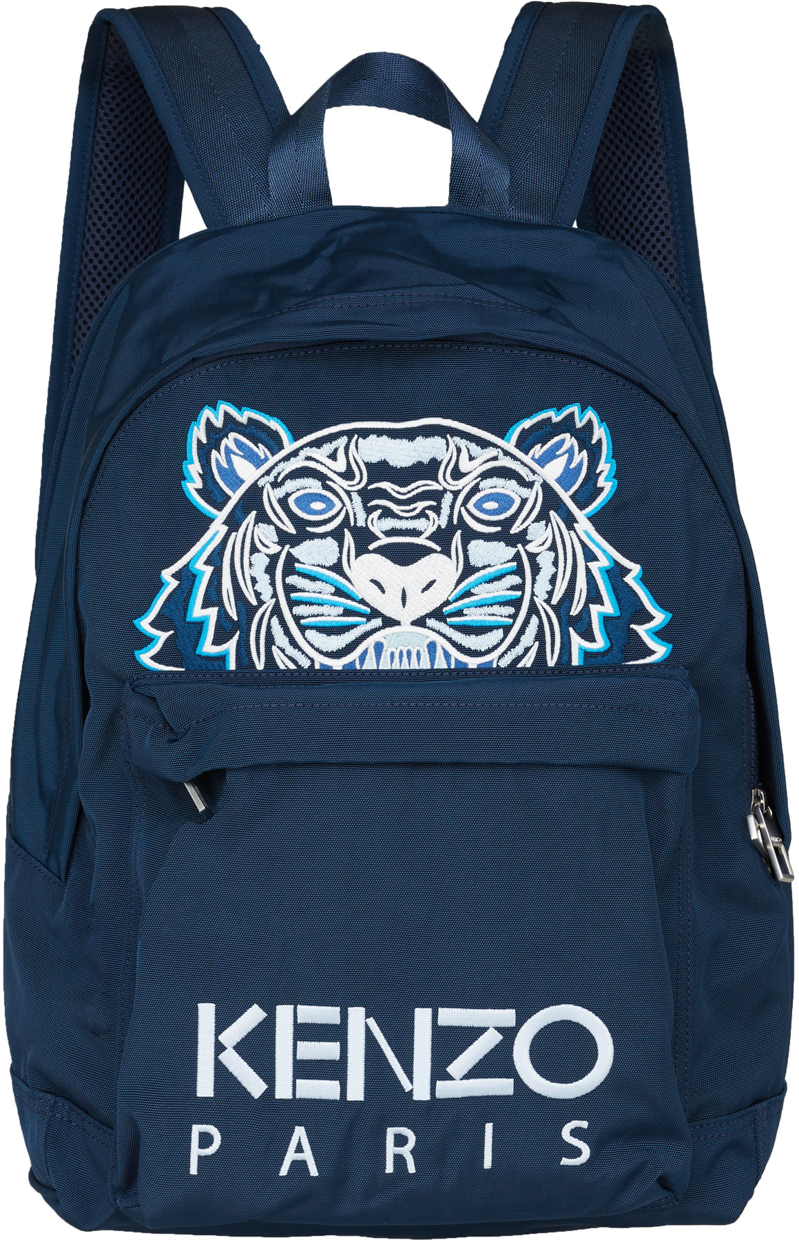 Kenzo Blue Canvas Kampus Tiger Backpack influenceu Canada influenceu Canada