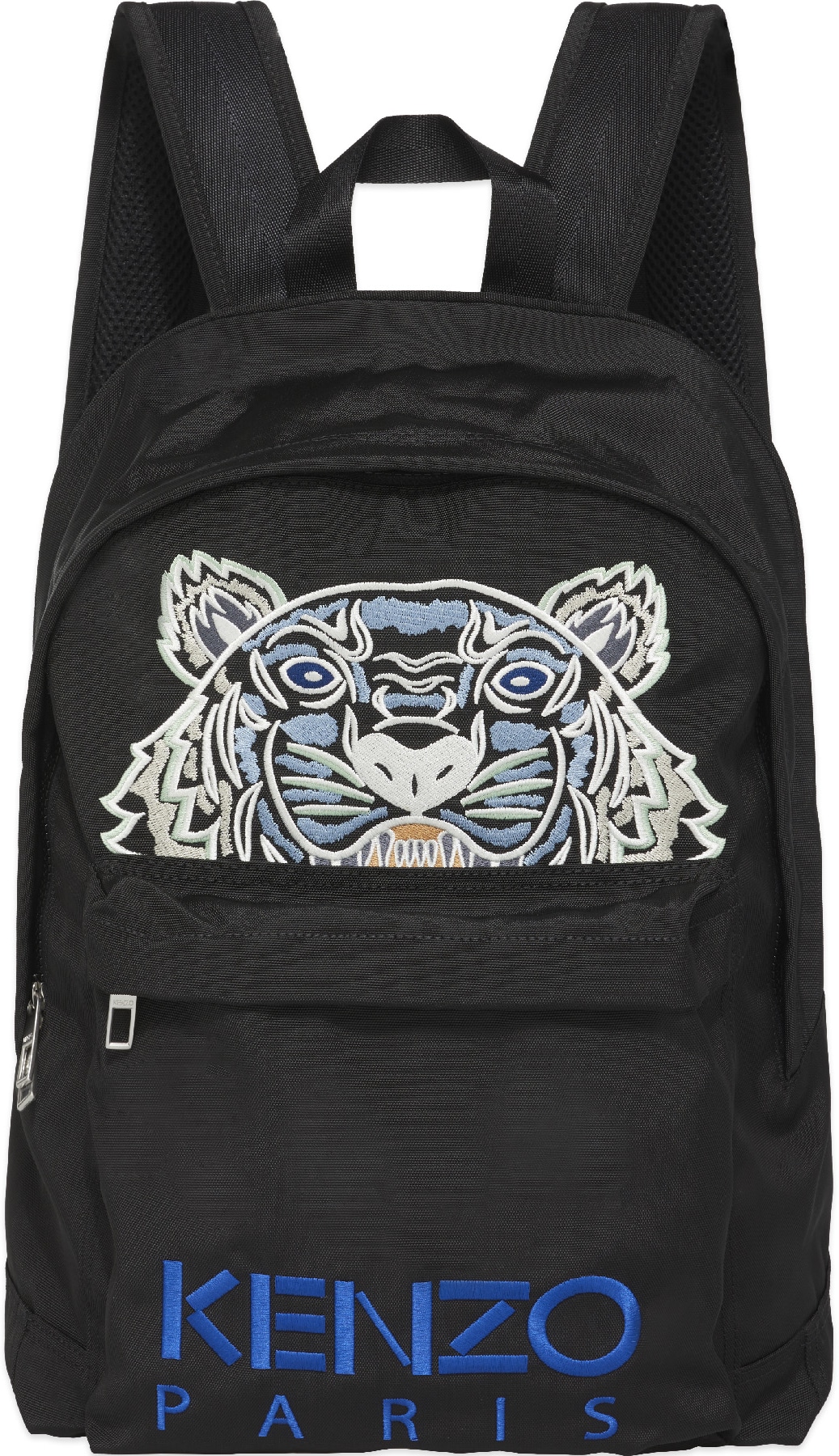 Kenzo: Black Canvas Kampus Tiger Backpack - 1