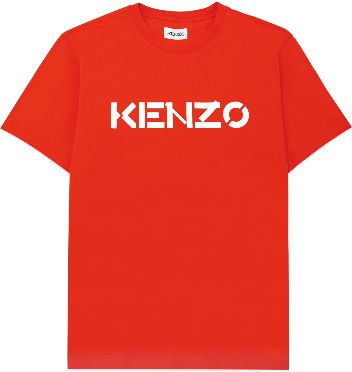 Kenzo: Red Logo T-Shirt - 1
