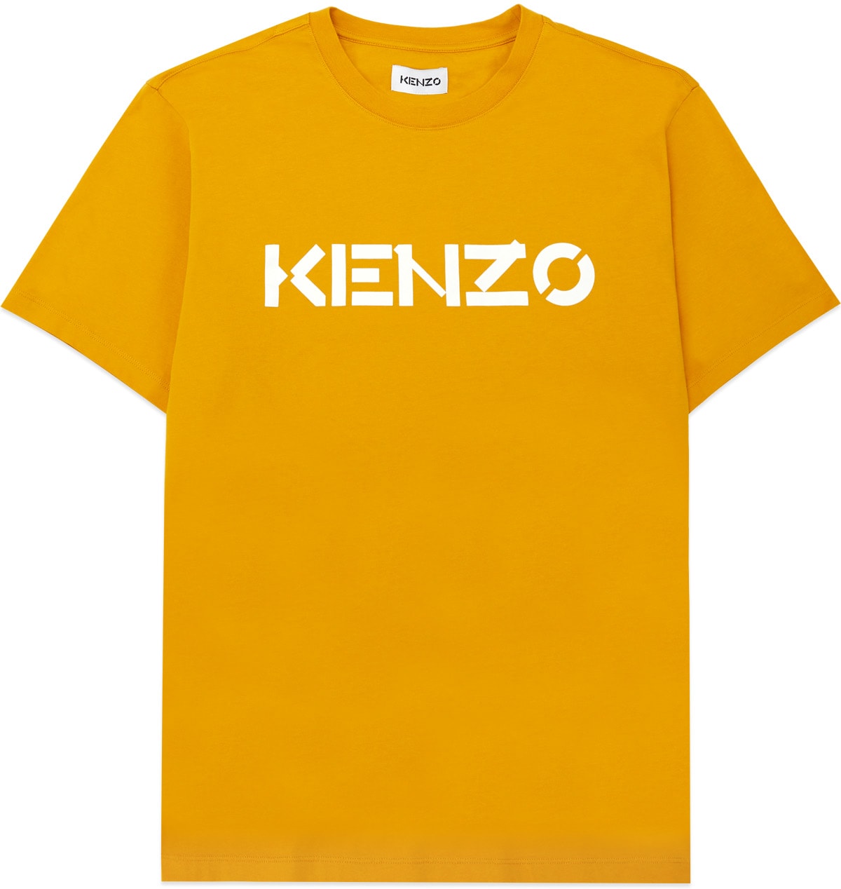 Kenzo: Yellow Logo T-Shirt - 1