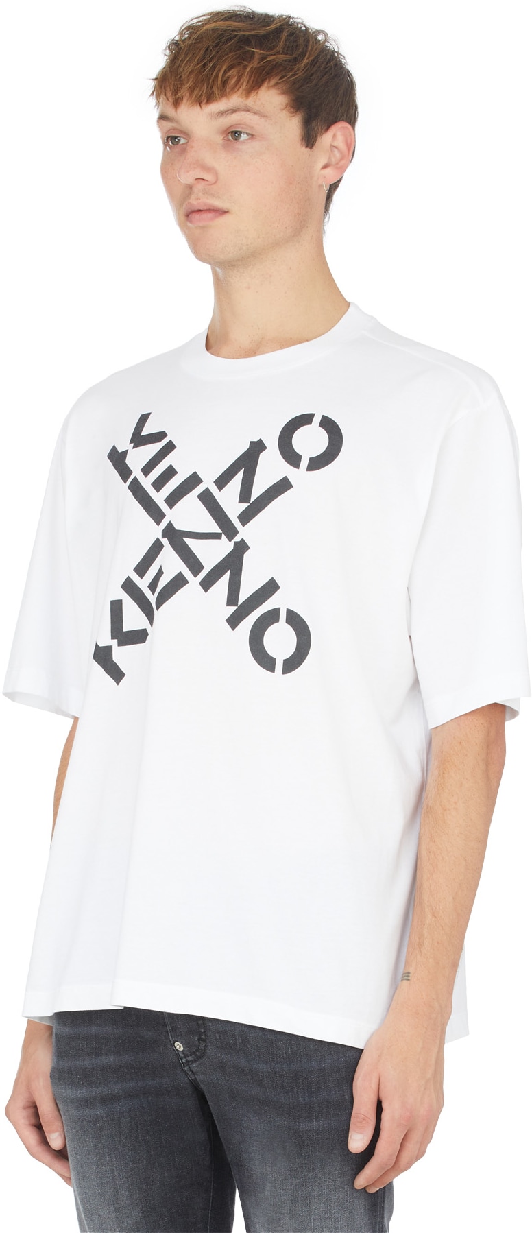 Kenzo: Blanc T-Shirt Kenzo Sport 'Big X' Blanc - 2