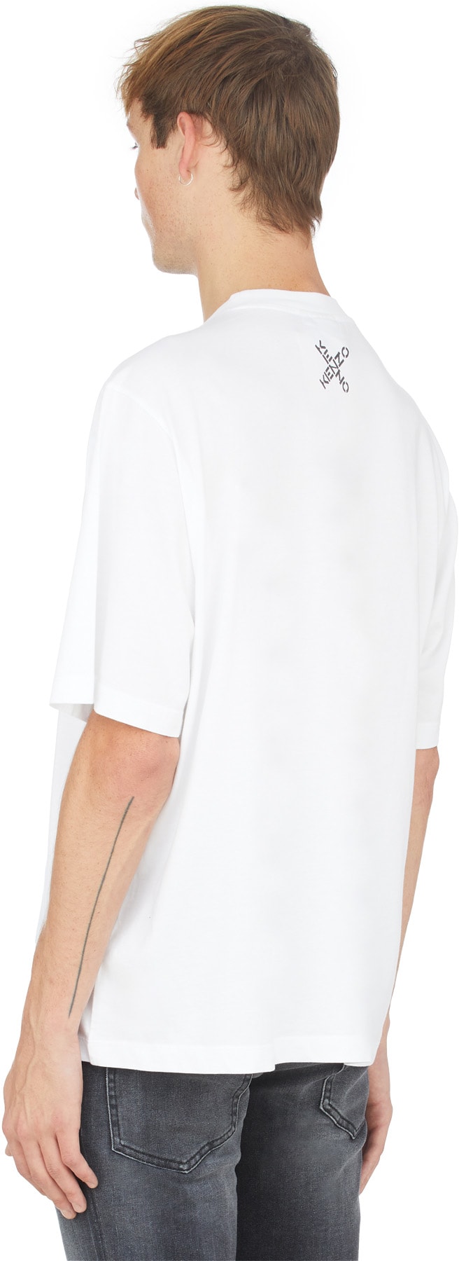 Kenzo: White Kenzo Sport 'Big X' T-Shirt - 3