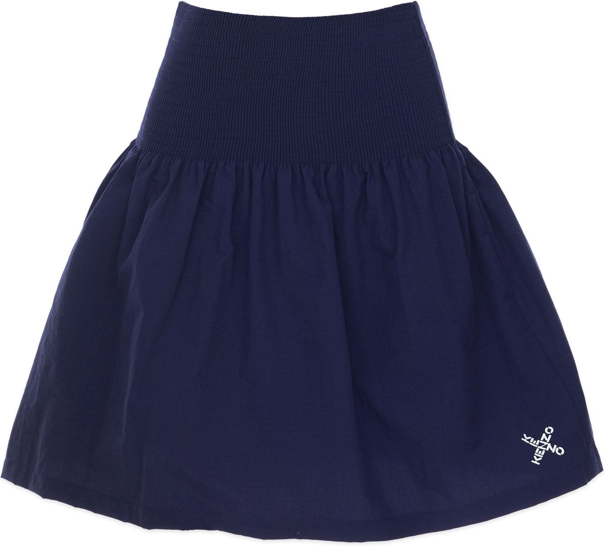 Kenzo: Blue Kenzo Sport 'Little X' Mini Skirt - 1