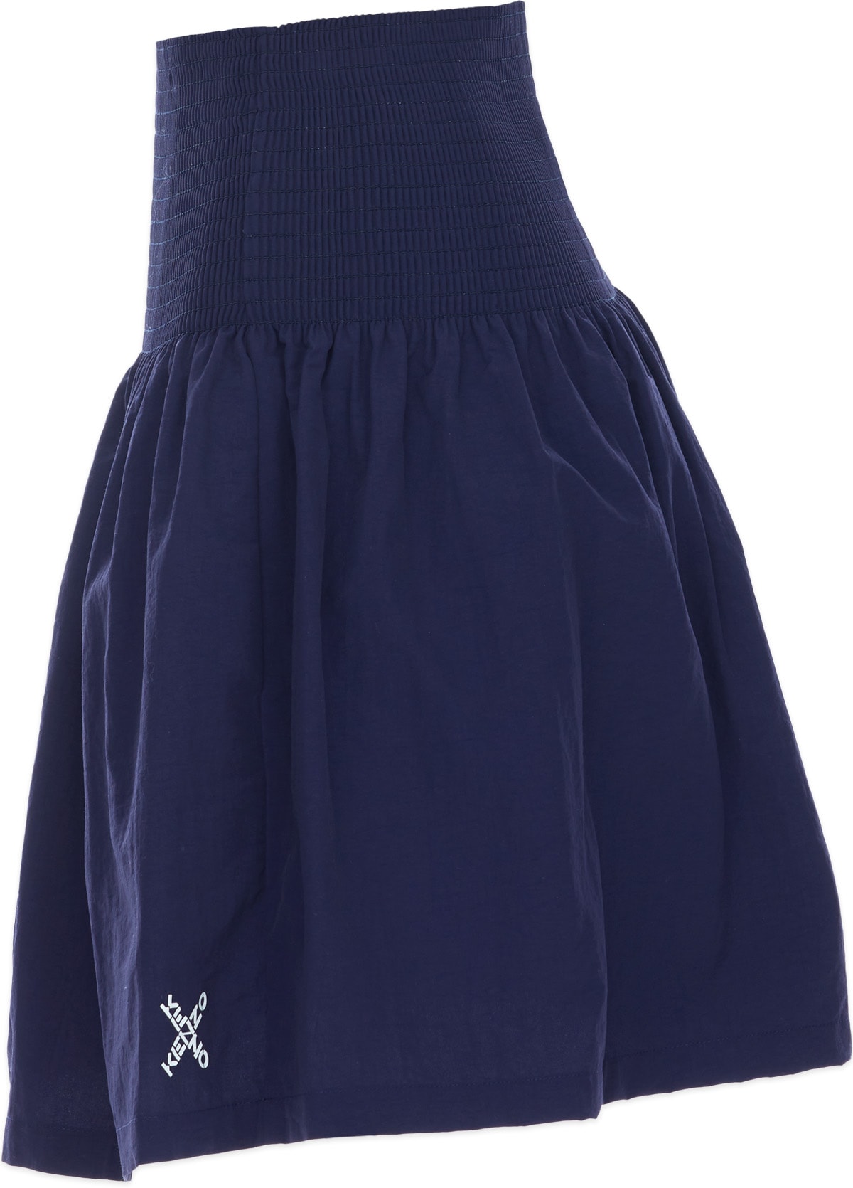 Kenzo: Blue Kenzo Sport 'Little X' Mini Skirt - 2