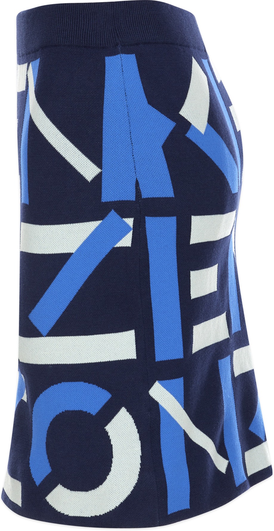 Kenzo: Blue Kenzo Sport Jacquard Monogram Mini Skirt - 2