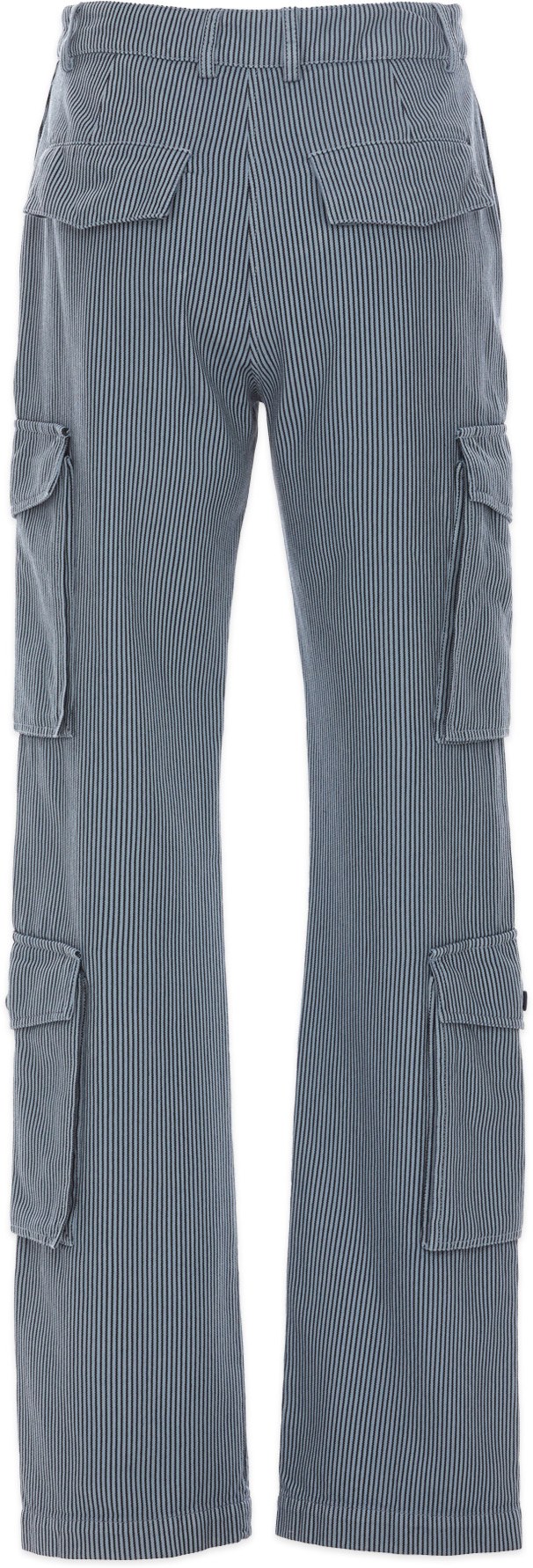 Kenzo: Grey Flared Cargo Pant - 3