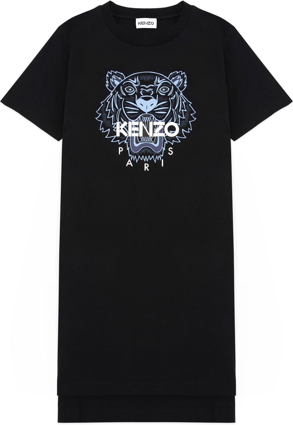 Kenzo: Noir Robe T-Shirt Tiger Crest Noir - 1