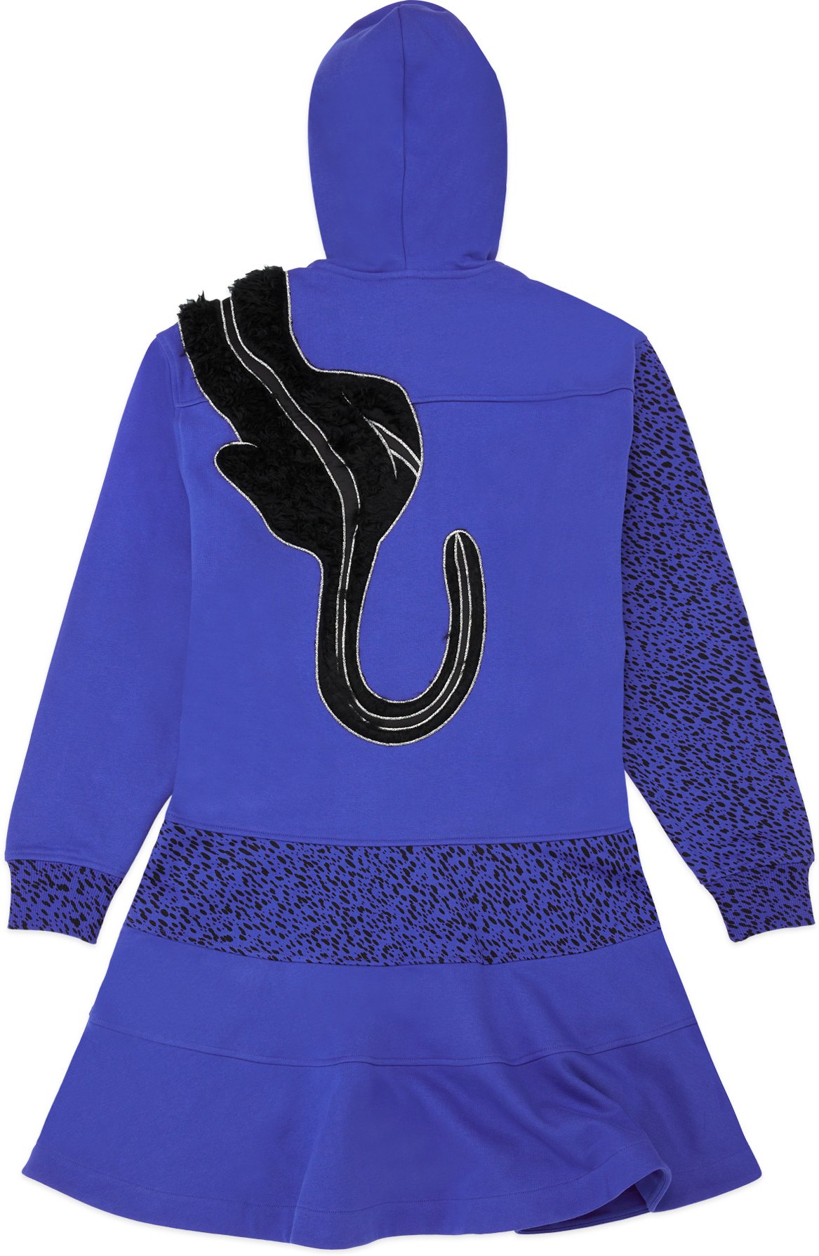 Kenzo: Blue Kenzo x Kansaiyamamoto 'Black Puma' Hoodie Dress - 2