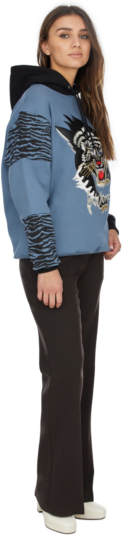 Kenzo: Bleu Veste à Capuche 'Black Panther' Kenzo x Kansaiyamamoto Bleu - 4