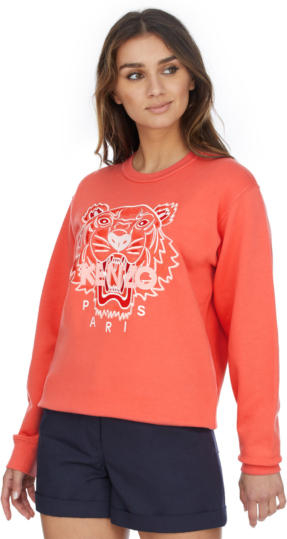 Kenzo: Rouge Pull Tigre Rouge - 3