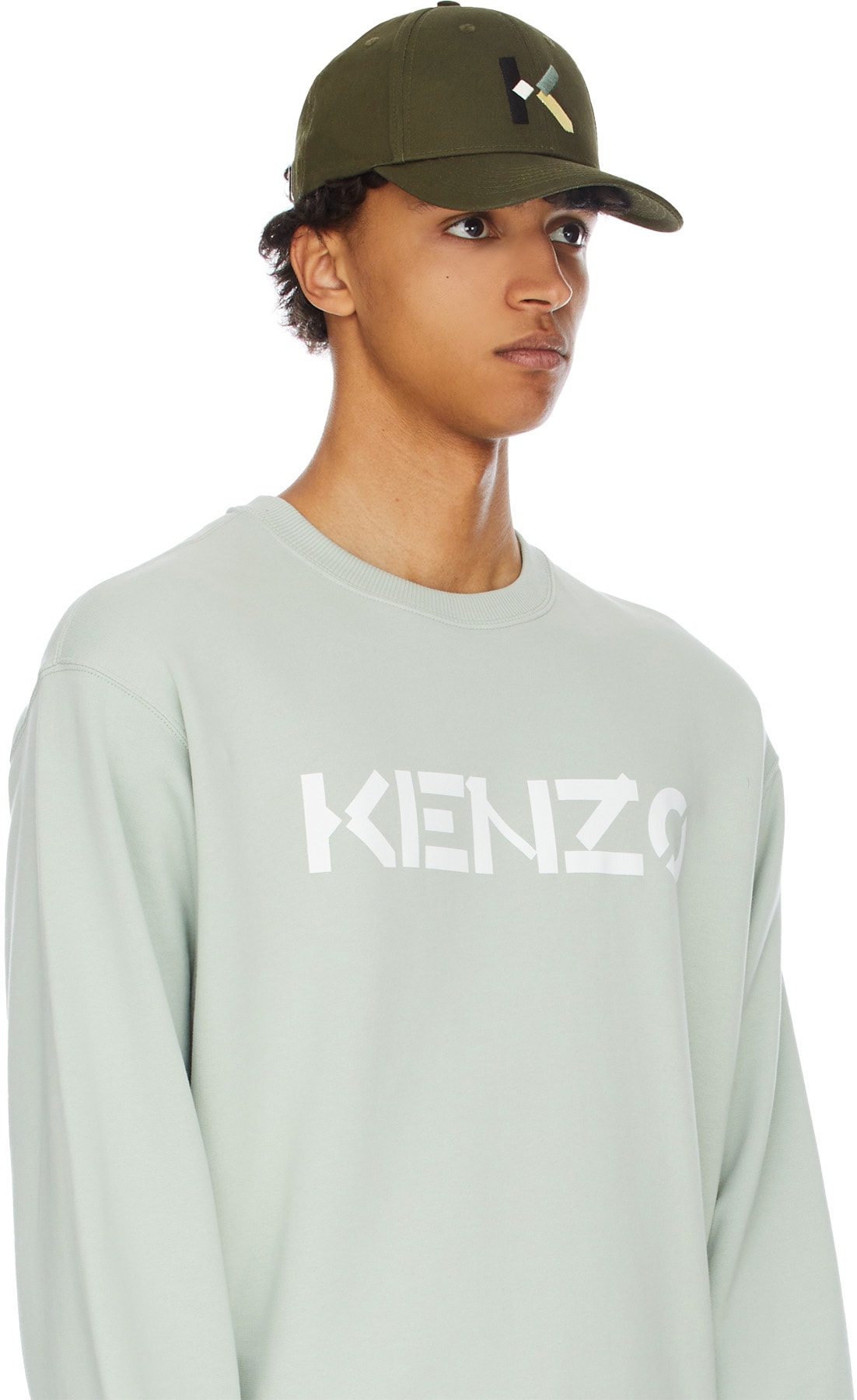 Kenzo: Vert Casquette Kenzo K Vert - 4