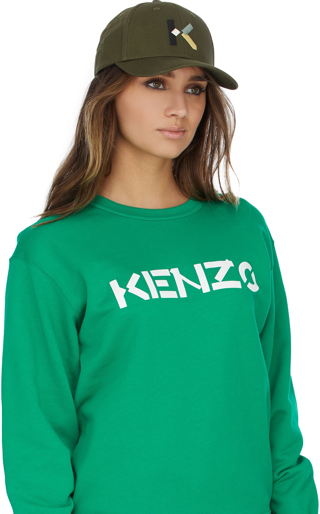 Kenzo: Vert Casquette Kenzo K Vert - 5