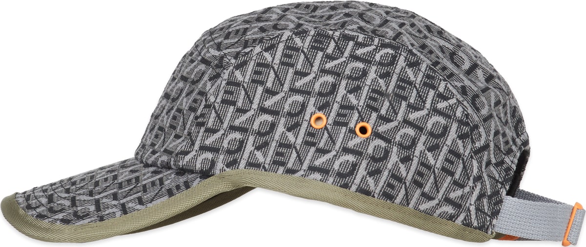Kenzo: Orange Courier Monogrammed Cap - 2
